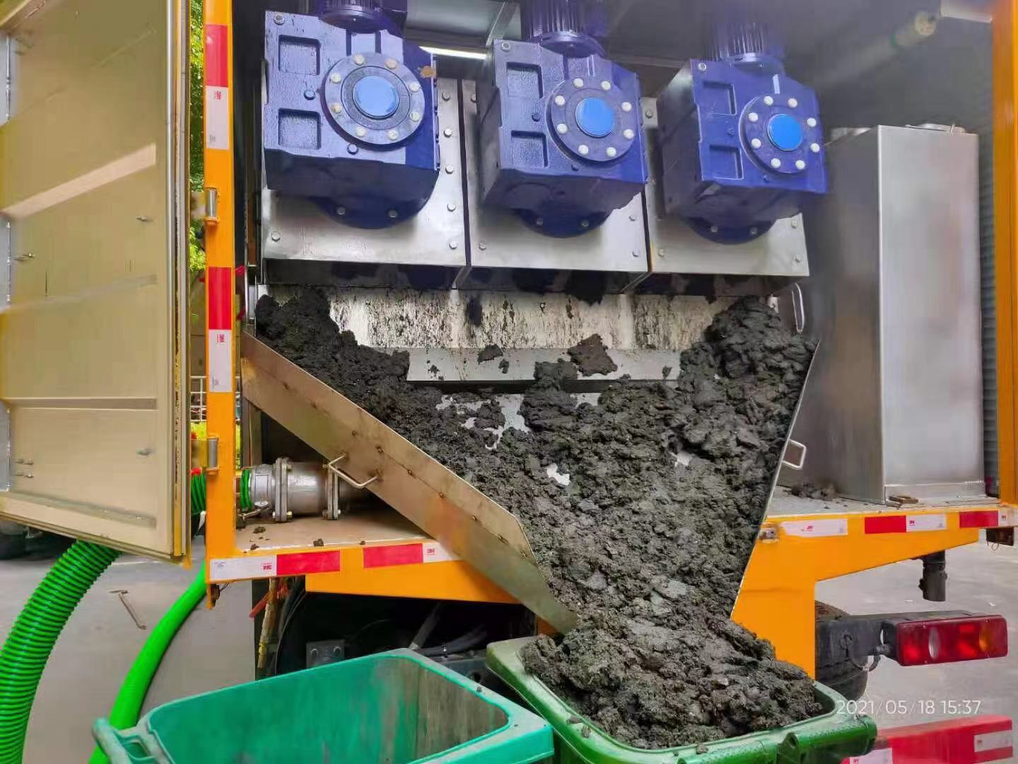 金安化粪池清掏城市维护站-泥浆净化干湿分离处理